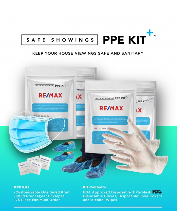 RE/MAX Standard Safe Showings PPE Kit - Single Kit