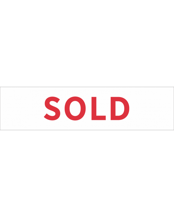 24Wx6H Yard Sign Rider Corporate Yard Sign  Sold