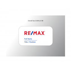 RE/MAX ACRYLIC NAME BADGES