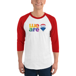 Pride Merch Unisex 3/4 Sleeve Raglan Shirt | Tultex 245