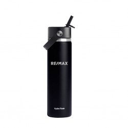 Hydro Flask® Wide Mouth 24oz Bottle with Flex Straw Cap