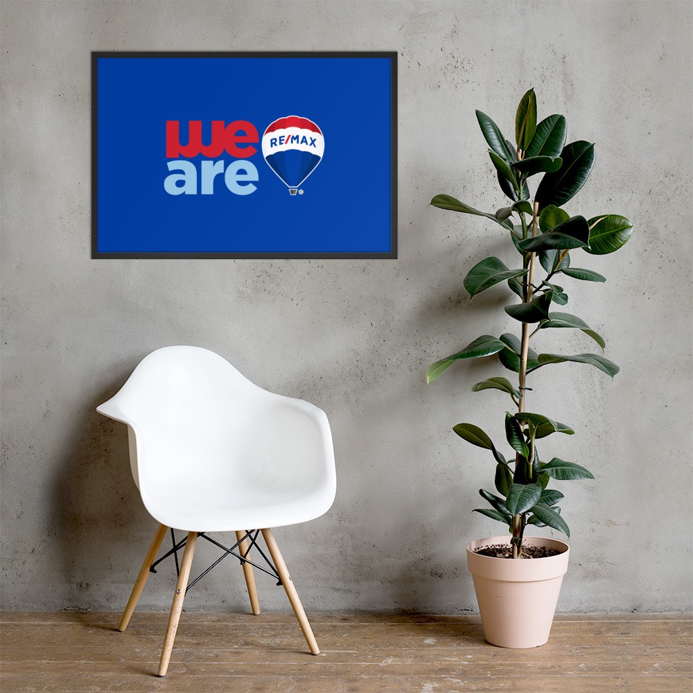 RE/MAX Framed poster Blue - Image 31