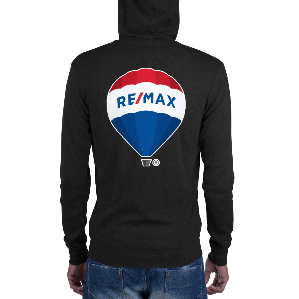 RE/MAX Unisex Lightweight Zip Hoodie - Image 4