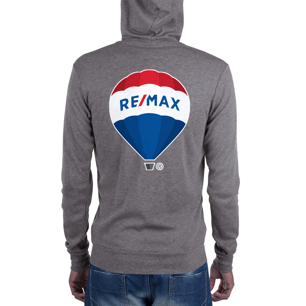 RE/MAX Unisex Lightweight Zip Hoodie - Image 5