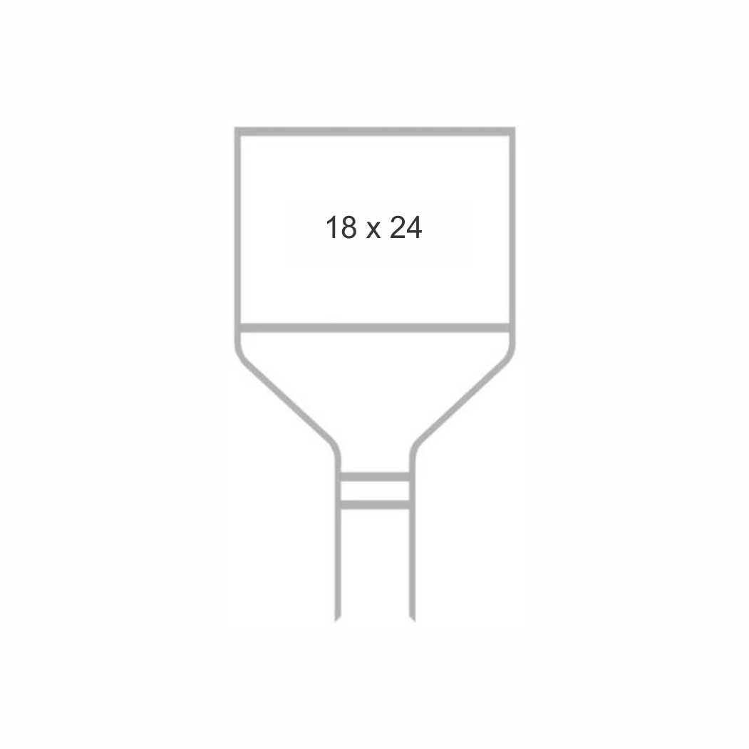 18 x 24 Round Rod Sign Frame Gray 540x - Image 2