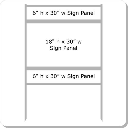 18 x 30 Sign Frame 2R Gray 540x - Image 2
