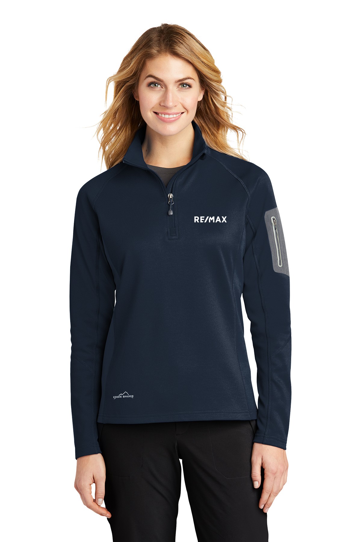RE/MAX Eddie Bauer® Ladies 1/2-Zip Performance Fleece - Image 2