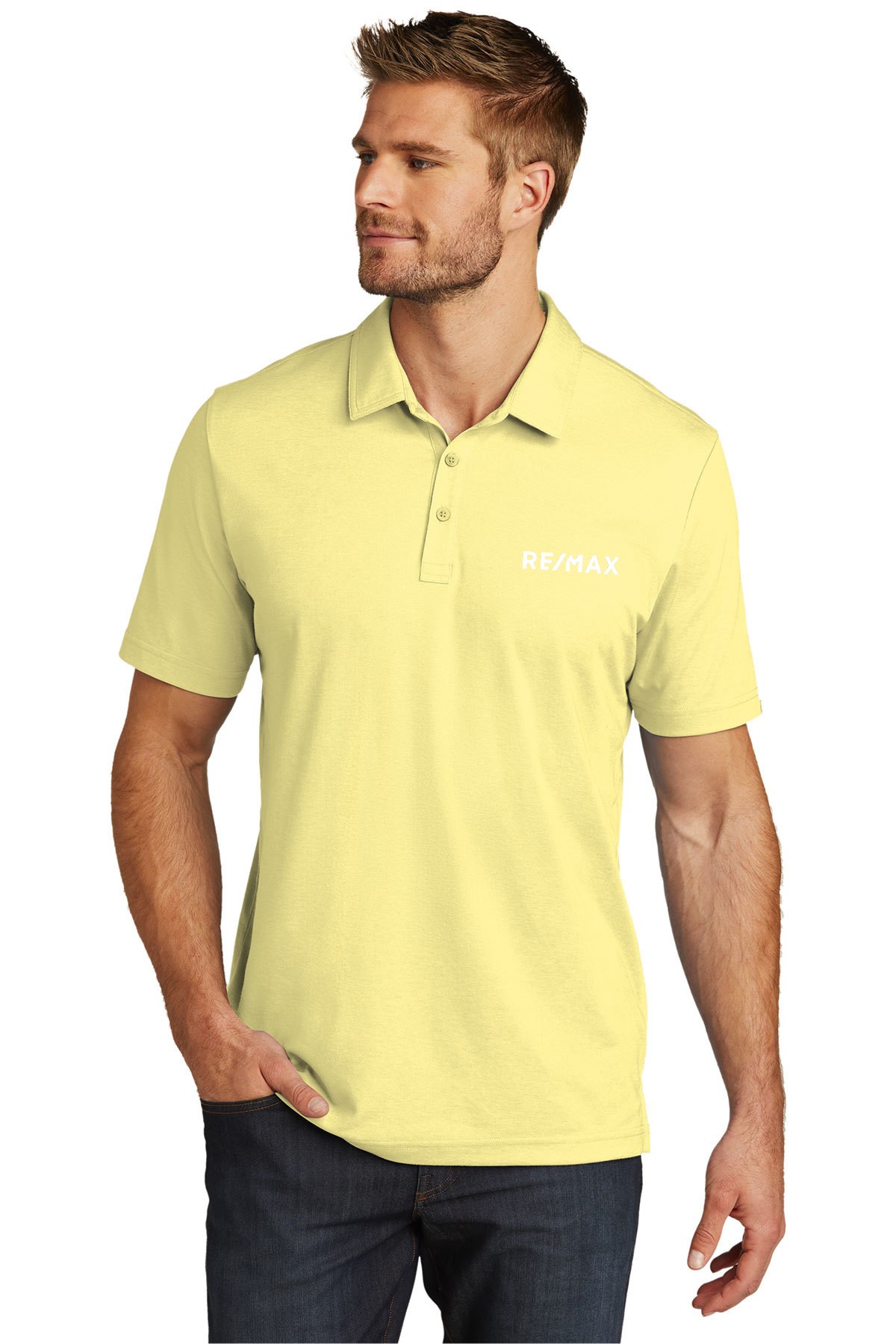 RE/MAX TravisMathew Oceanside Heather Polo - Image 3
