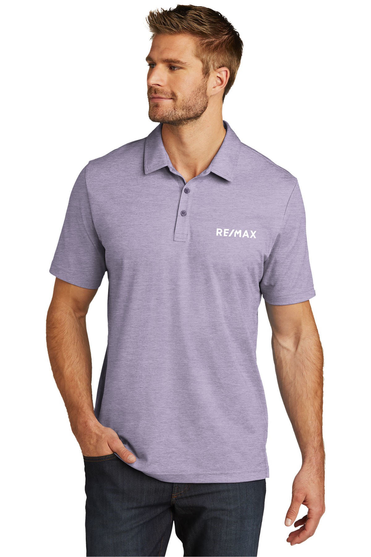 RE/MAX TravisMathew Oceanside Heather Polo - Image 4