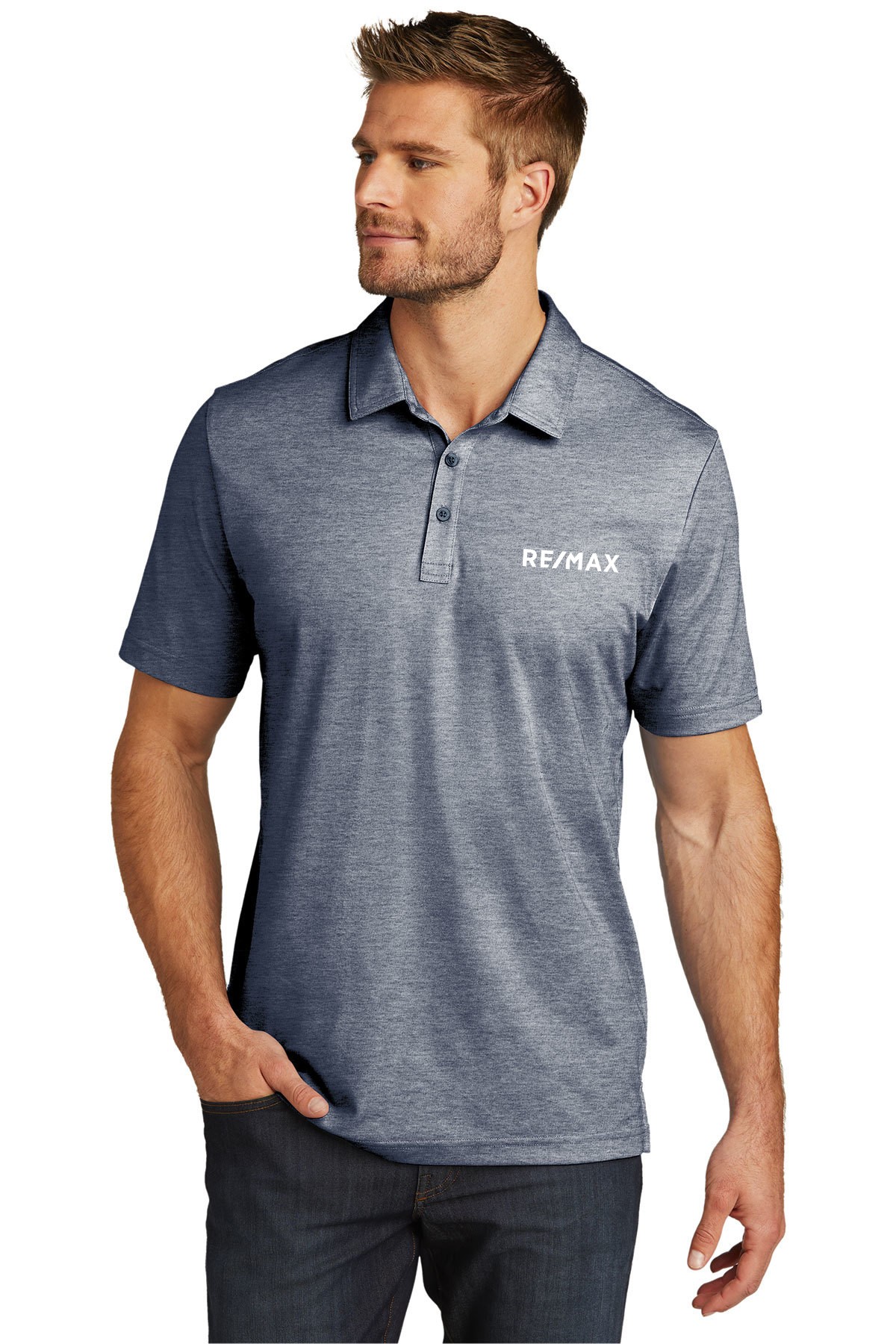 RE/MAX TravisMathew Oceanside Heather Polo - Image 8