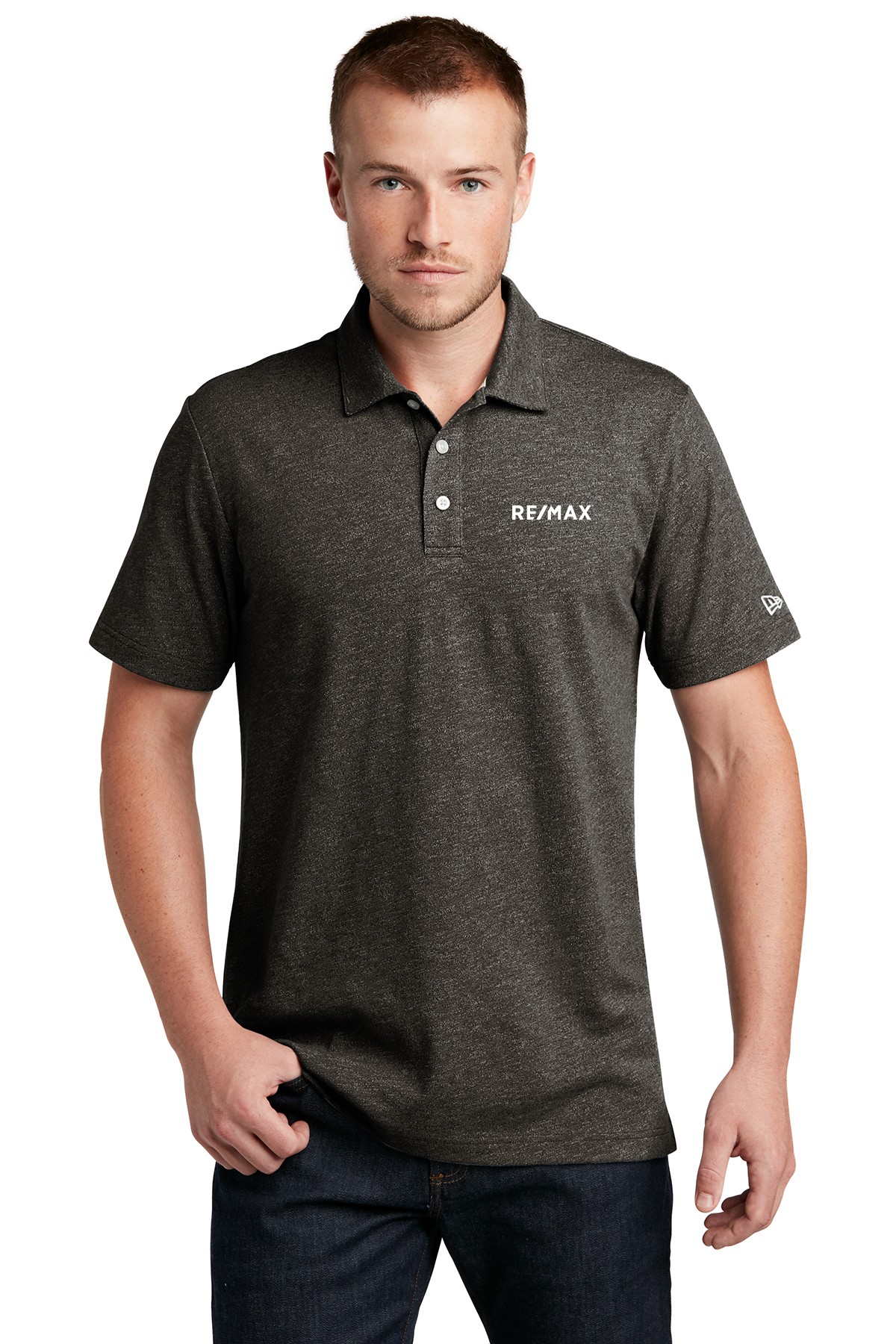 RE/MAX New Era Slub Twist Polo
