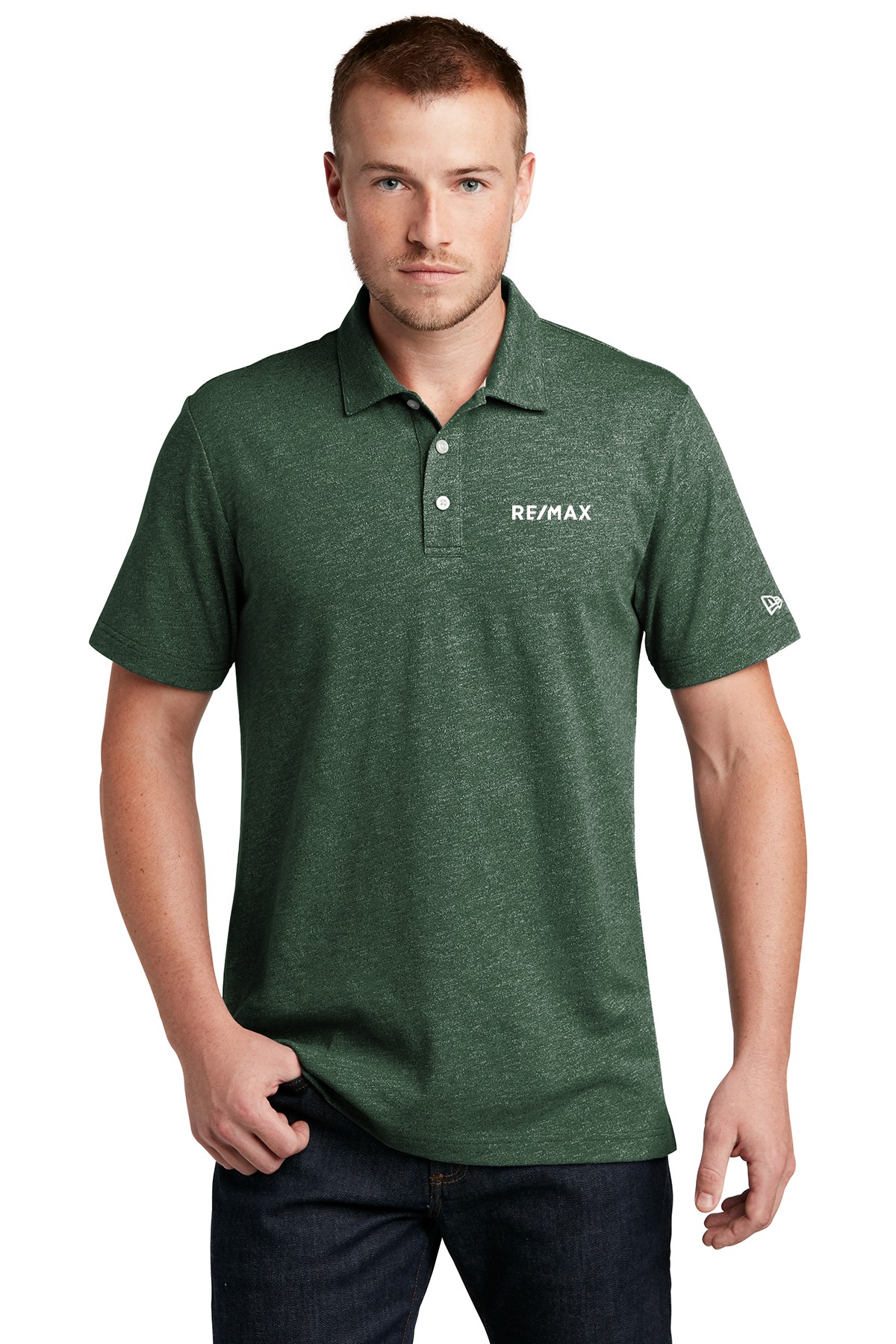 RE/MAX New Era Slub Twist Polo - Image 2