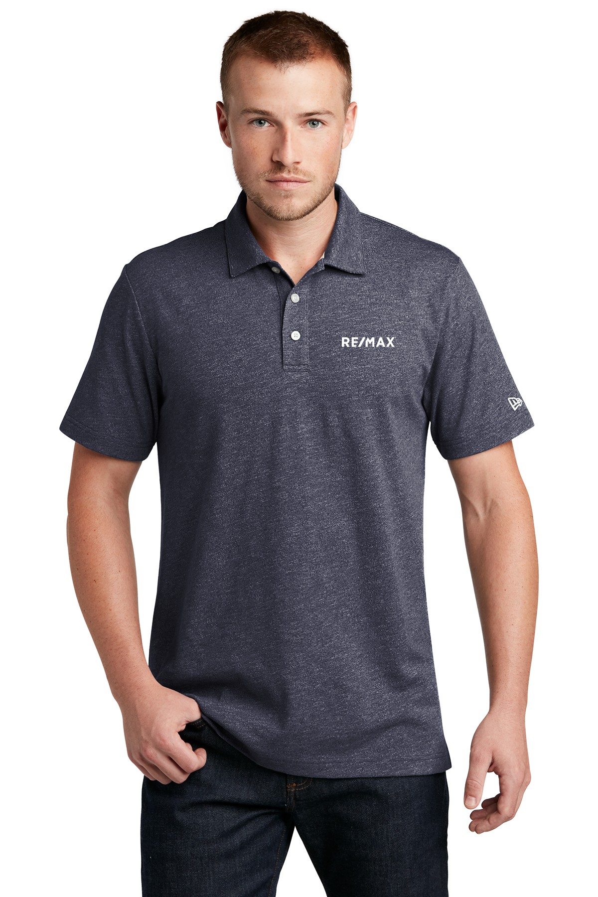 RE/MAX New Era Slub Twist Polo - Image 4