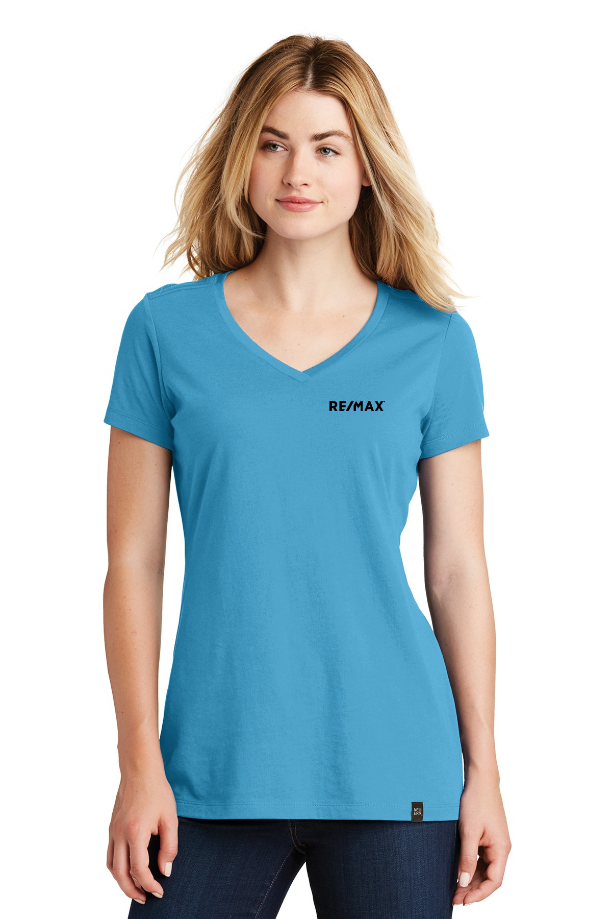 RE/MAX New Era Ladies Heritage Blend V-Neck Tee - Image 10