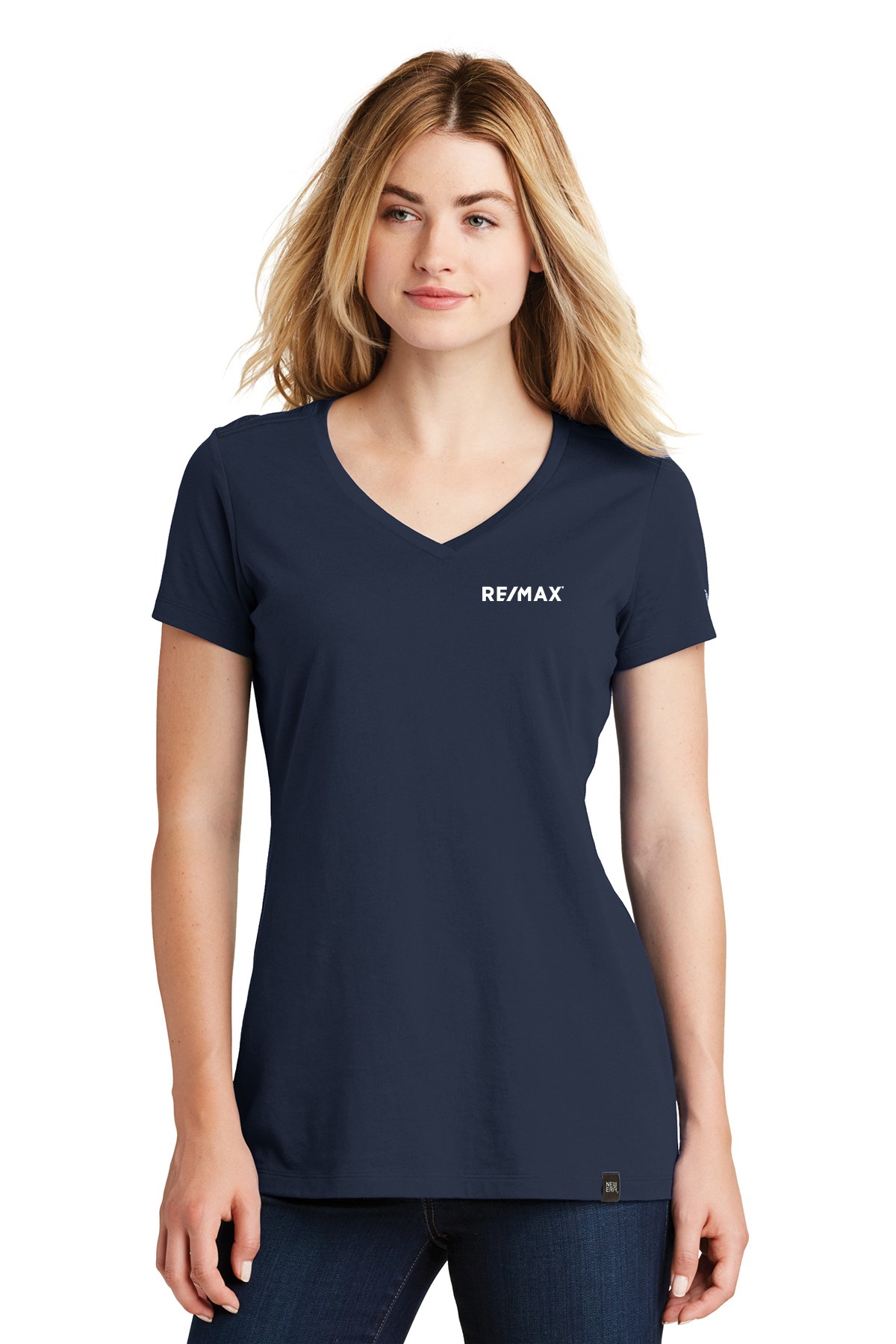RE/MAX New Era Ladies Heritage Blend V-Neck Tee - Image 11