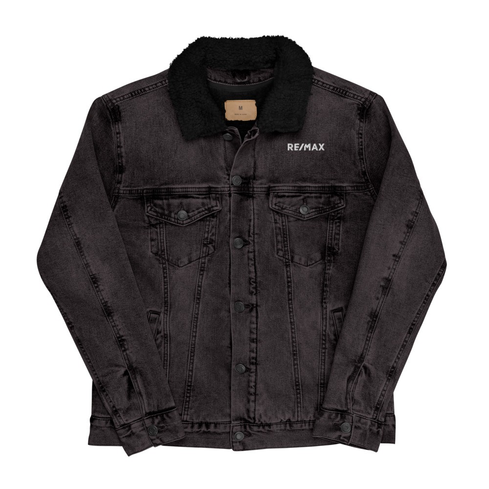 Unisex Sherpa Denim Jacket | Threadfast Apparel 372J - Image 2