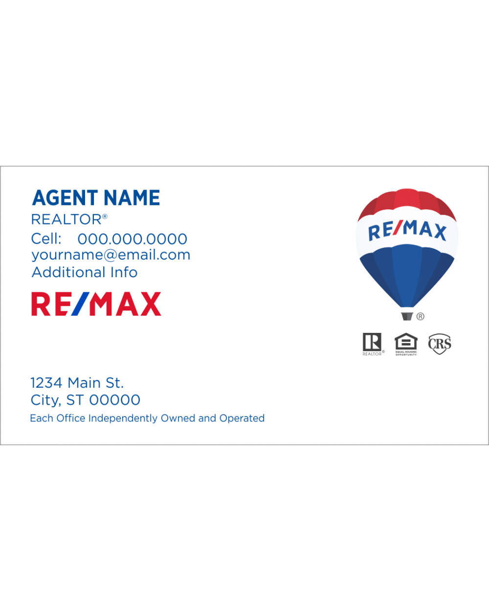 RE/MAX DELUXE BUSINESS CARD BC5 - Image 3