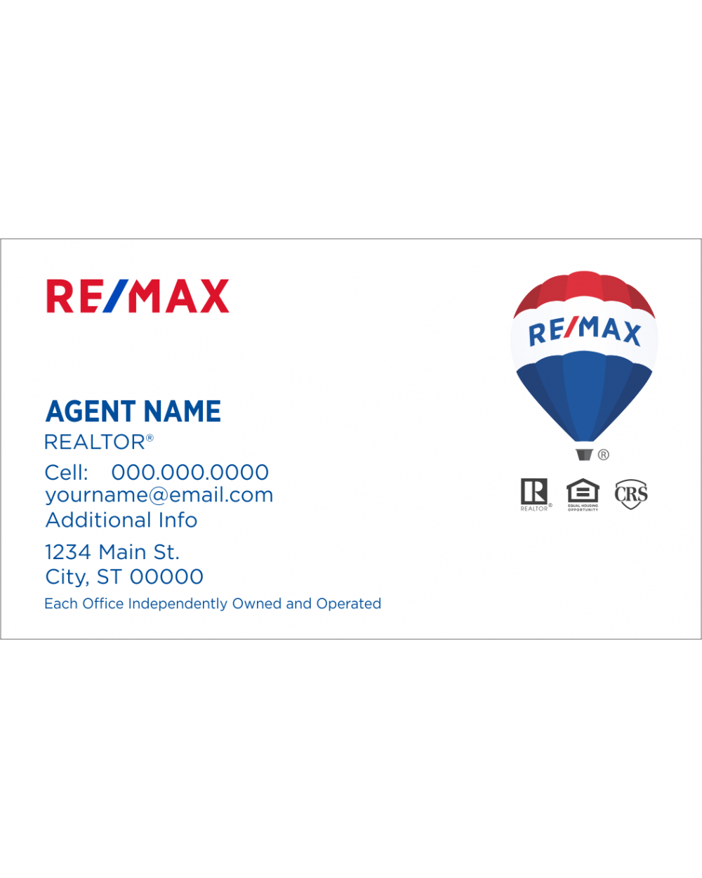 RE/MAX DELUXE BUSINESS CARD BC7 - Image 2