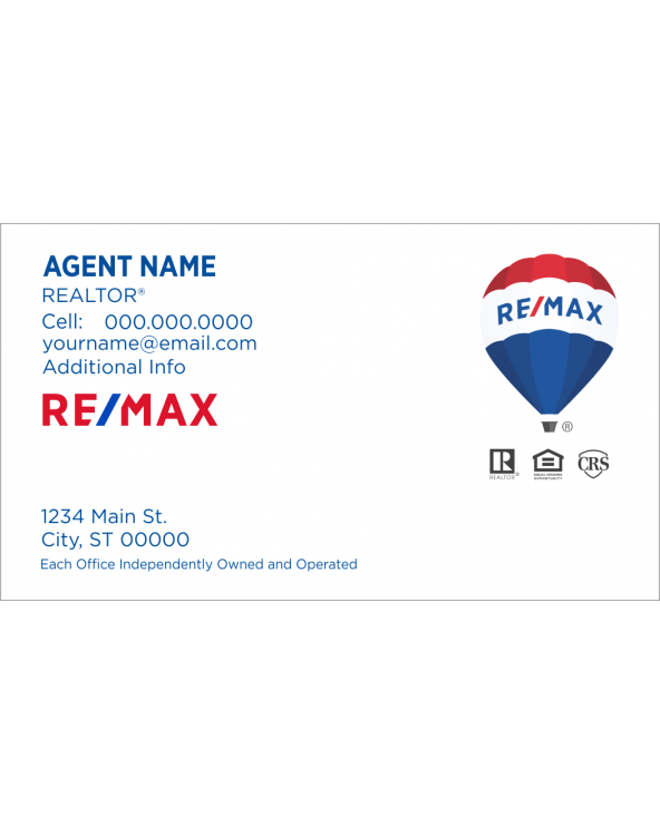 RE/MAX SPECIAL FINISH BUSINESS CARD 2.0" X 3.5" BC5 - Image 3