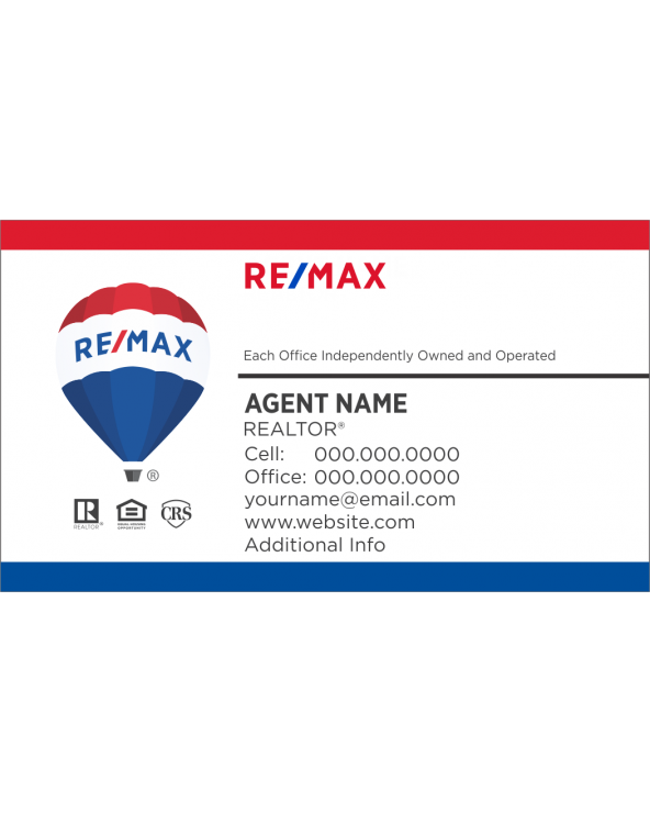 RE/MAX SPECIAL FINISH BUSINESS CARD 2.0" X 3.5" BC9 - Image 3