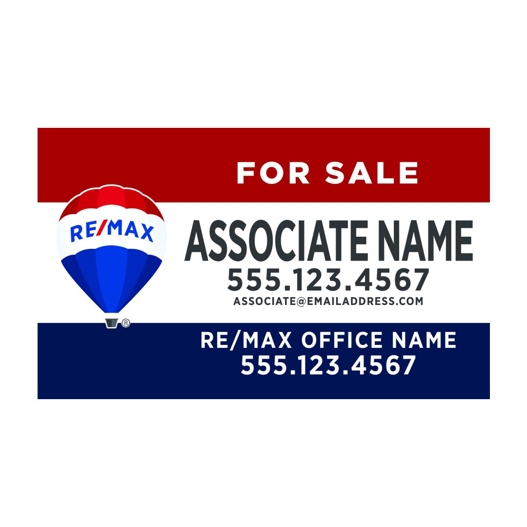 30Wx18H Horizontal Property sign