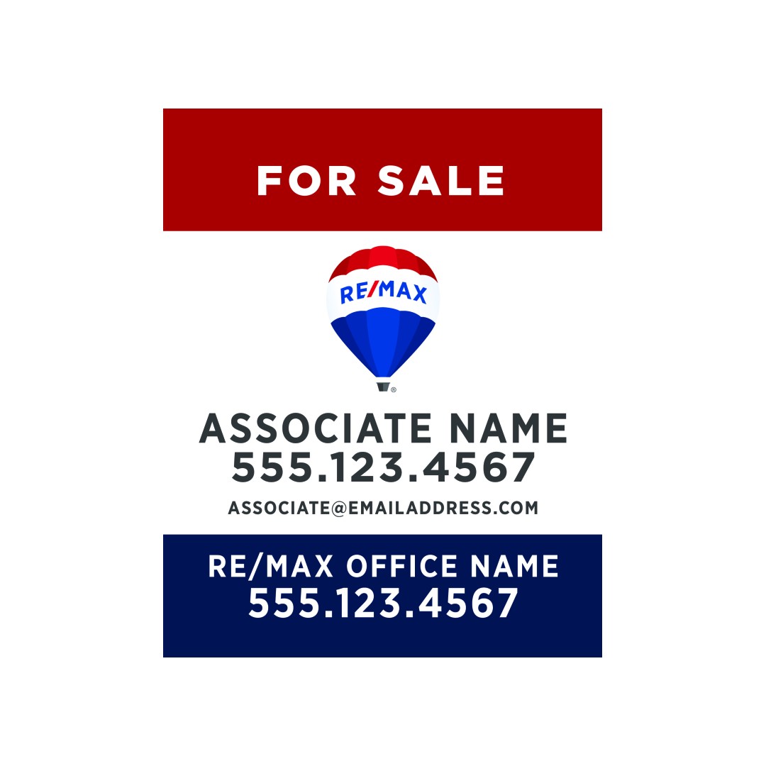 24Wx30H Vertical Property Sign