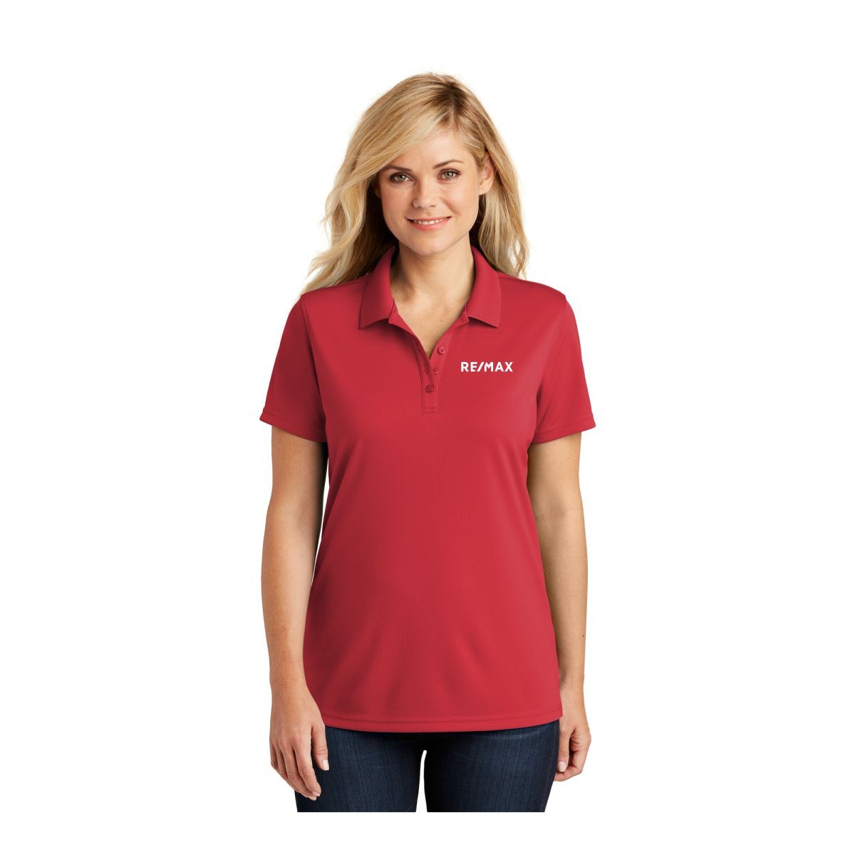 Port Authority Ladies Dry Zone UV Micro-Mesh Polo - Image 2