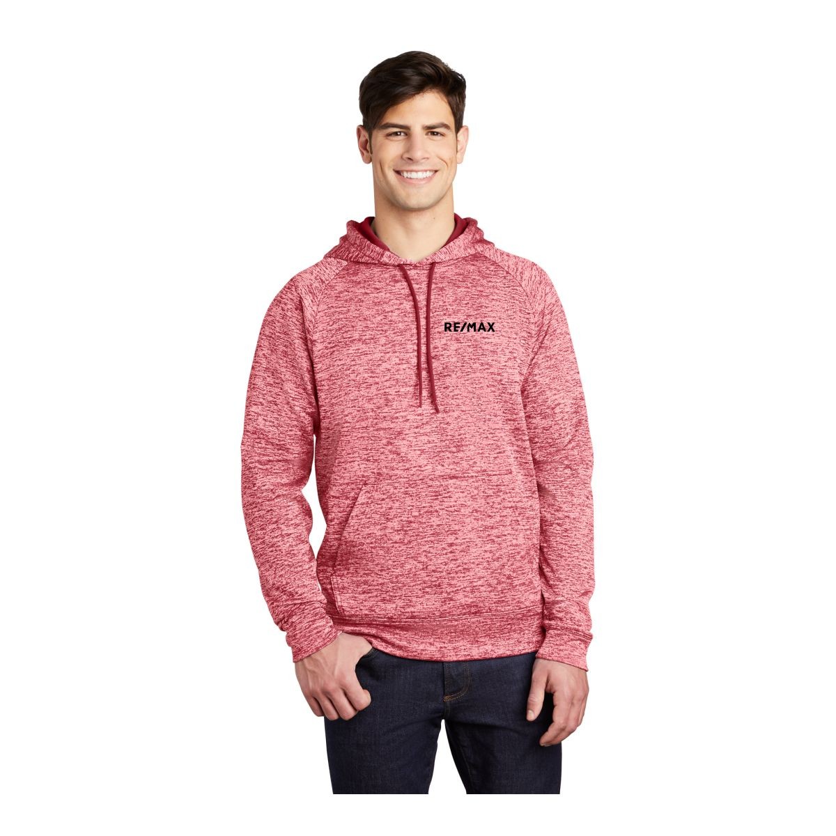 Sport-Tek PosiCharge Electric Heather Fleece Hooded Pullover - Image 2