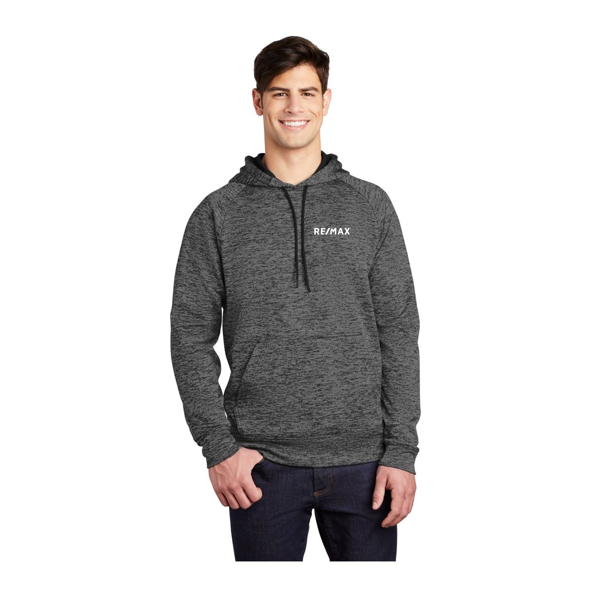 Sport-Tek PosiCharge Electric Heather Fleece Hooded Pullover - Image 3