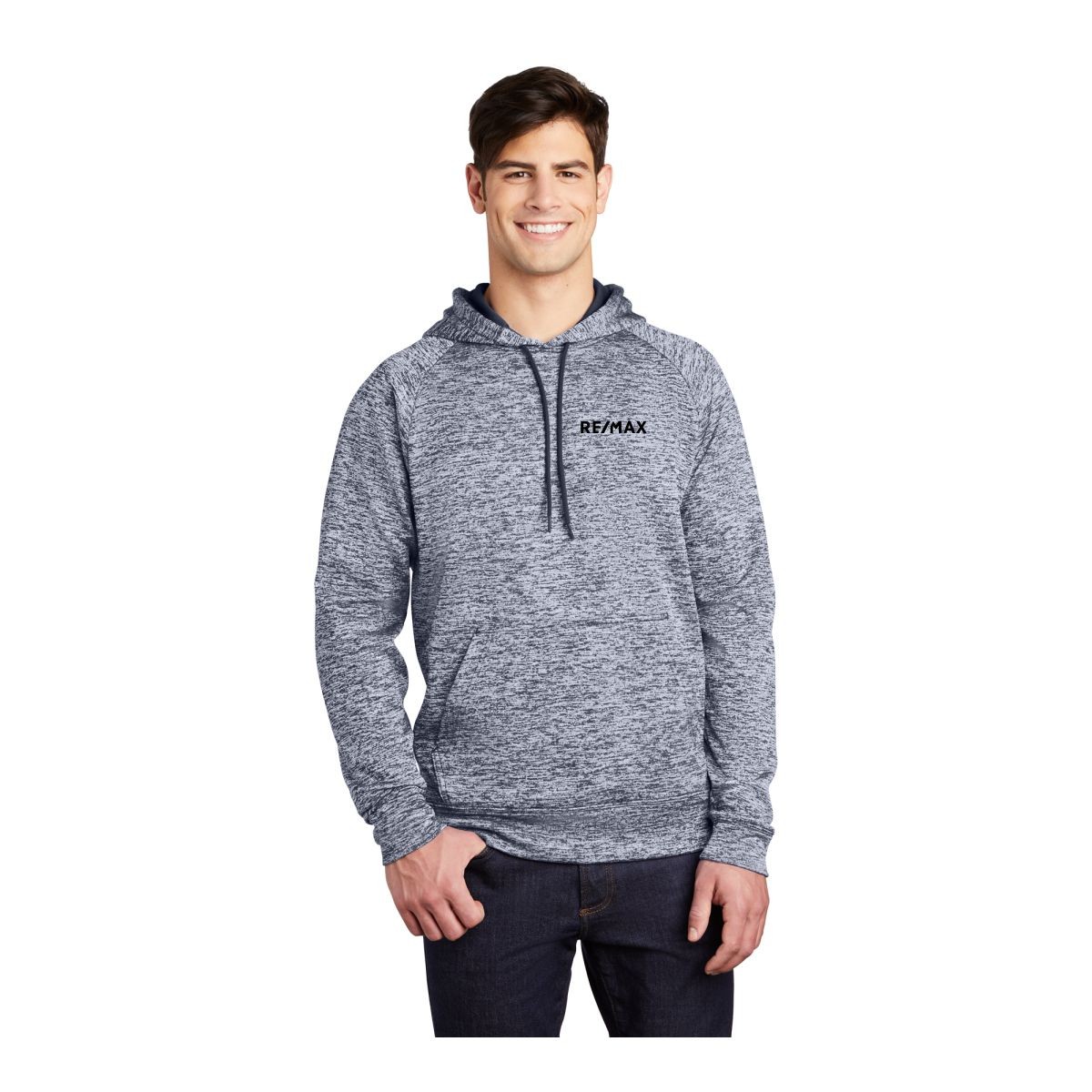Sport-Tek PosiCharge Electric Heather Fleece Hooded Pullover - Image 4