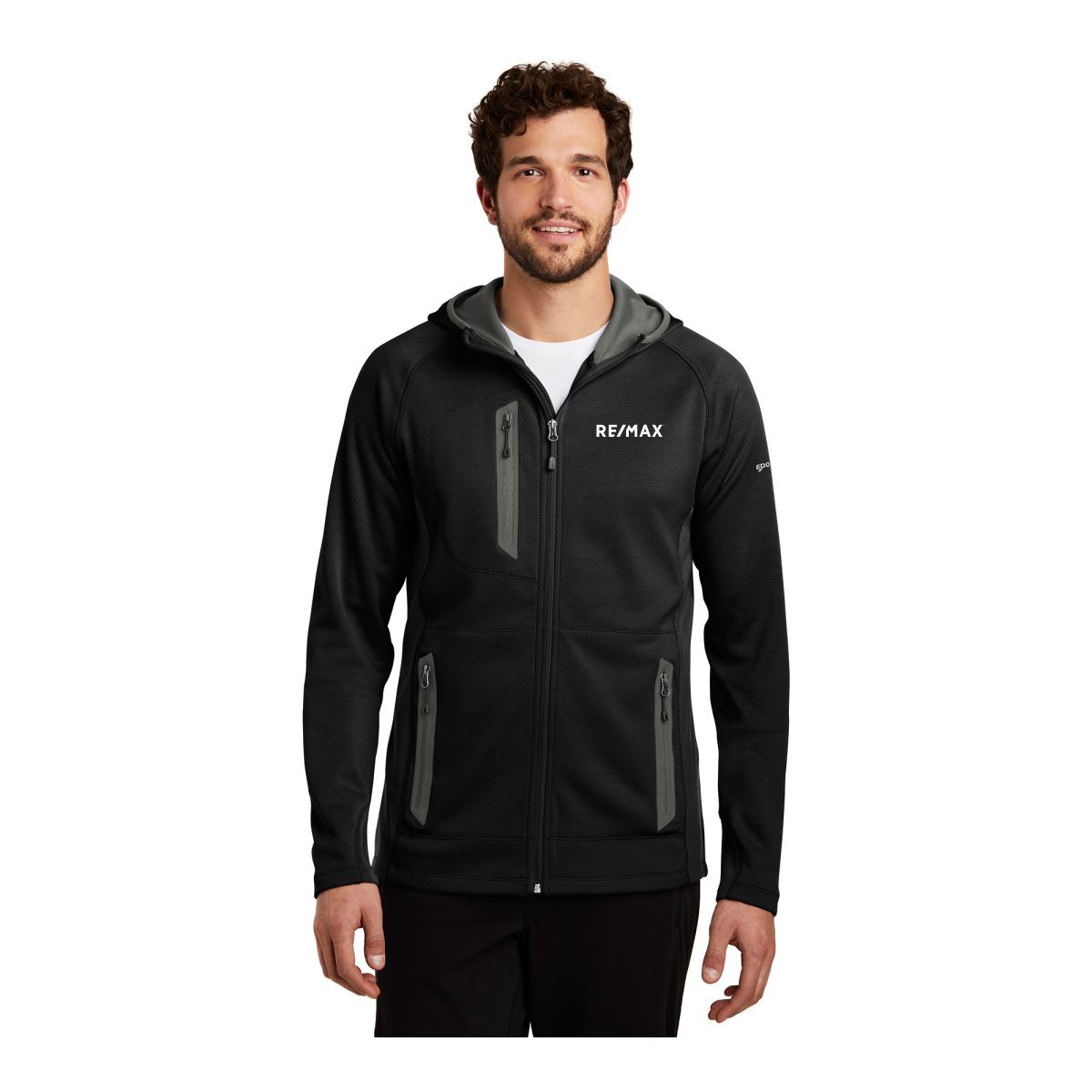 Eddie Bauer Sport Hooded Full-Zip Fleece Jacket