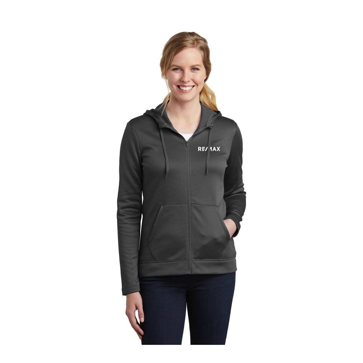 Nike Ladies Therma-FIT Full-Zip Fleece Hoodie - Image 3