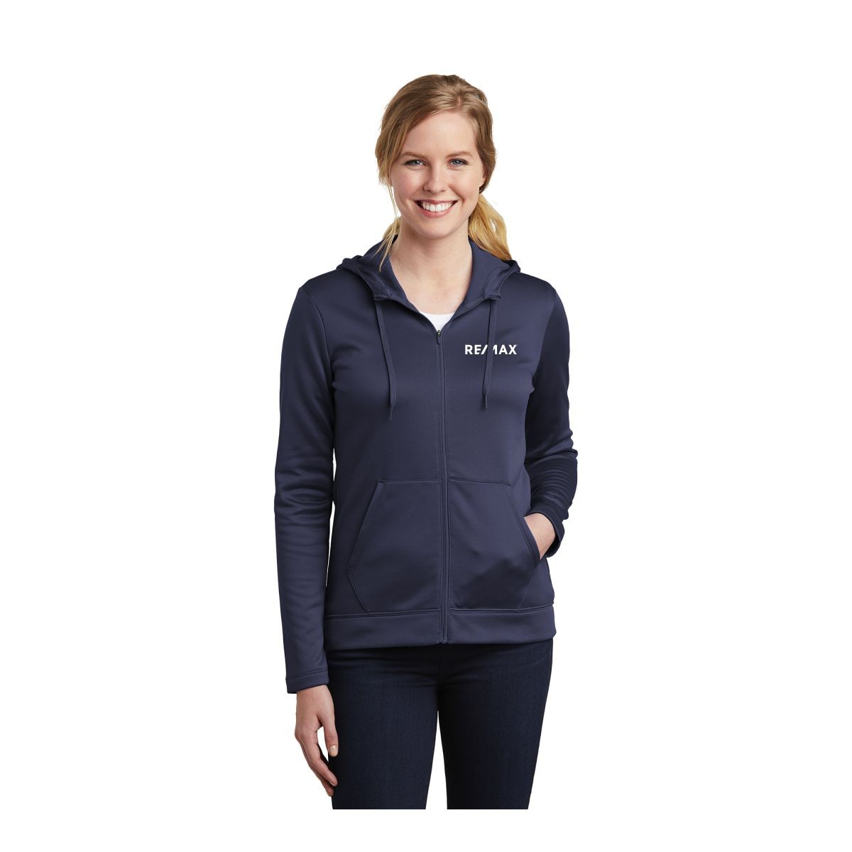 Nike Ladies Therma-FIT Full-Zip Fleece Hoodie - Image 5