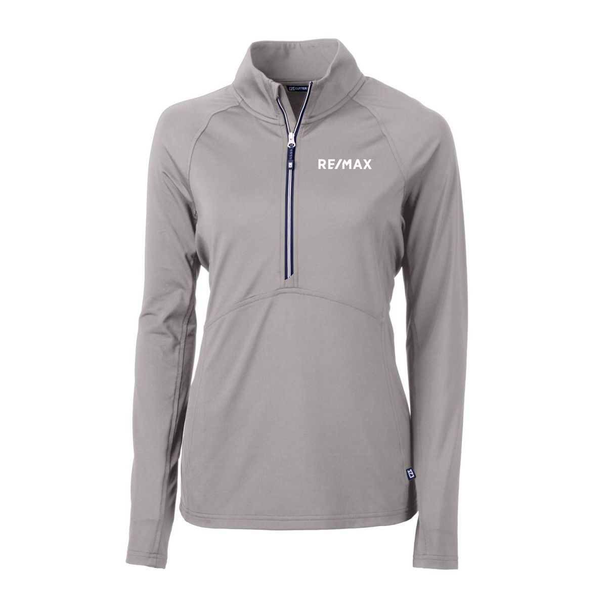 Cutter & Buck Adapt Eco Knit Stretch Recycled Womens Half Zip Pullover - Image 3