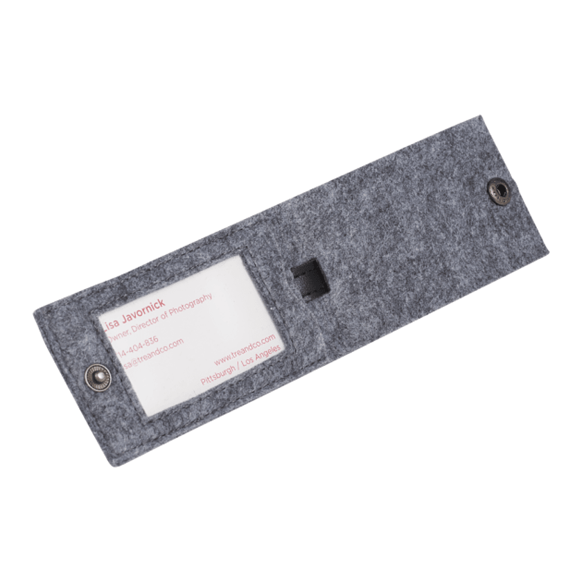 The Goods Recycled Felt Luggage Tag - Image 2