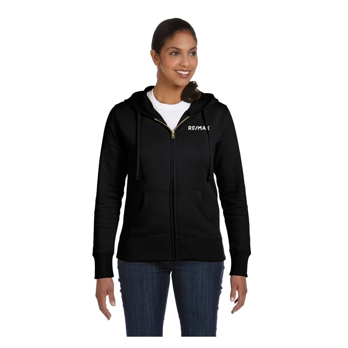 econscious Ladies' Heritage Full-Zip Hooded Sweatshirt - Image 3