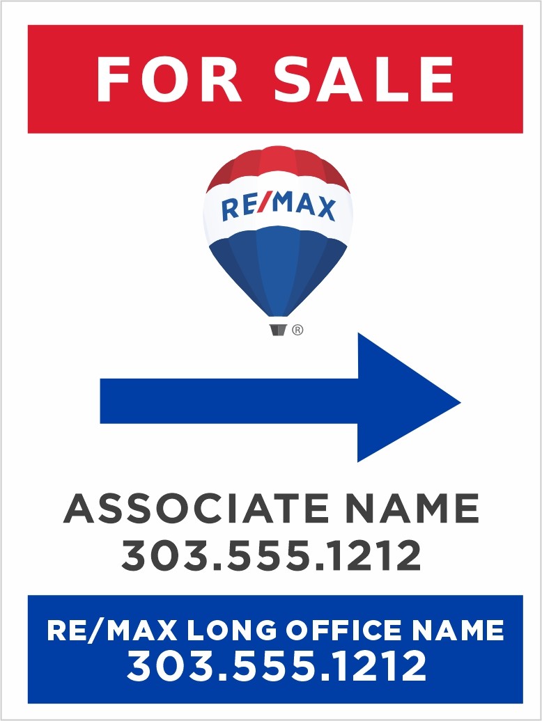 18Wx24H Vertical Sign Directional