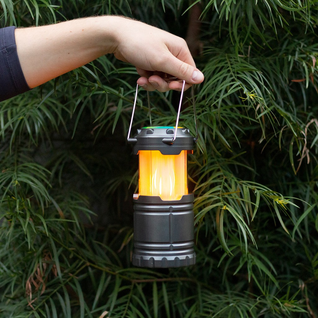 Lumens 2-in-1 Pop Up LED Flame Lantern - Image 3