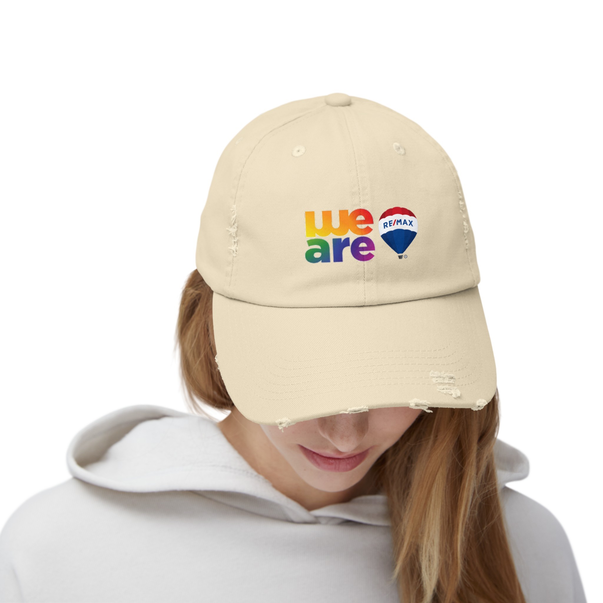 Pride Merch Unisex Distressed Cap
