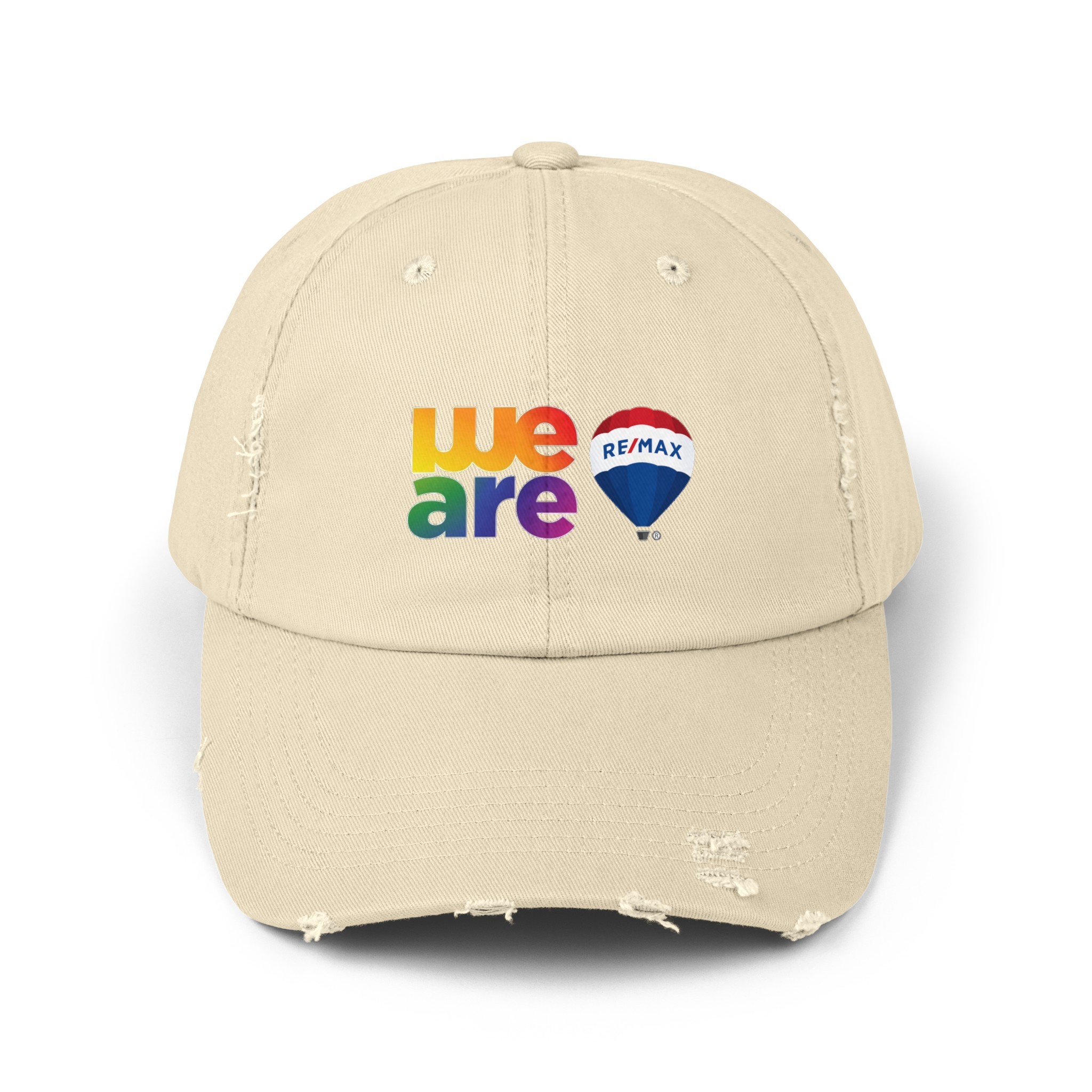 Pride Merch Unisex Distressed Cap - Image 2