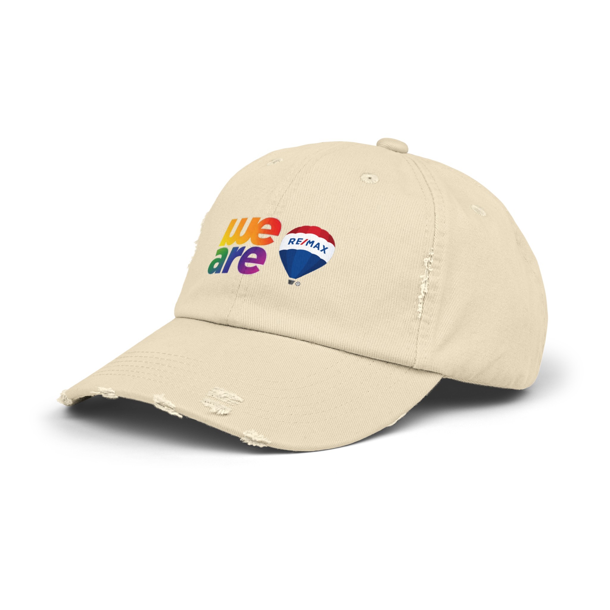 Pride Merch Unisex Distressed Cap - Image 3