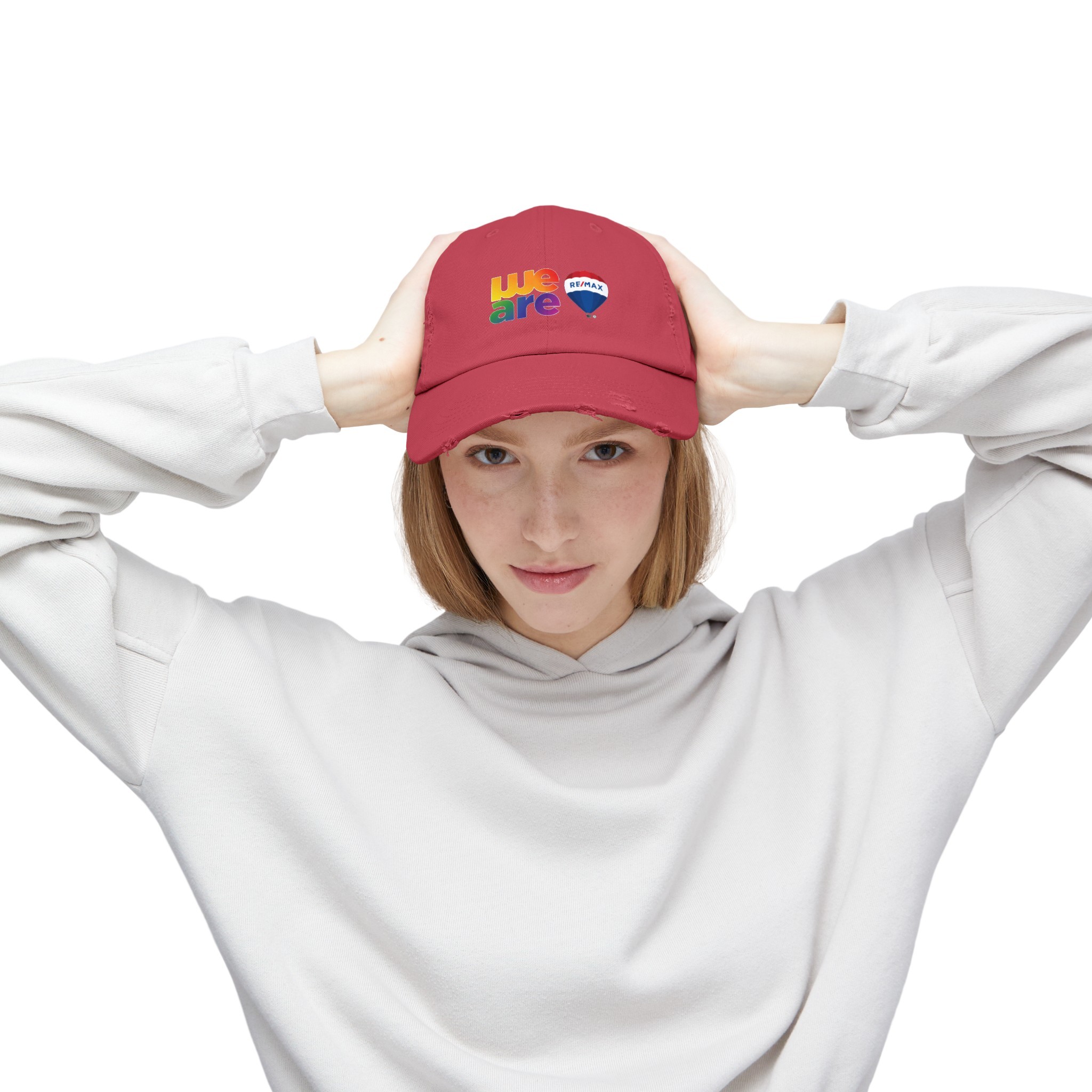Pride Merch Unisex Distressed Cap - Image 9