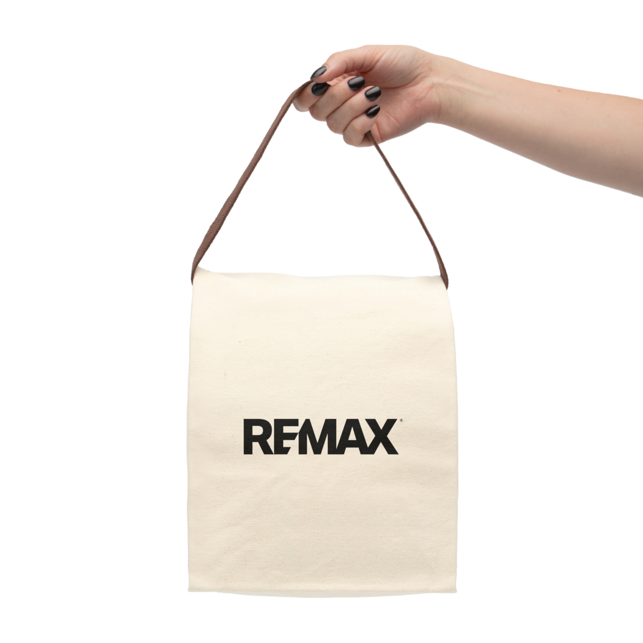 REMAX Canvas Lunch Bag With Strap - Image 4